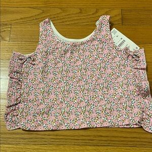 Zara Pink Floral Patterned Top